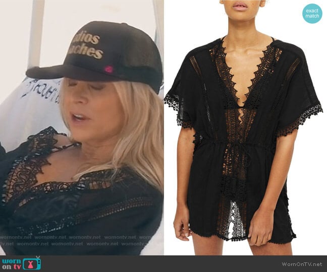 V-Neck Cover-Up Caftan by Topshop worn by Tamra Judge on The Real Housewives of Orange County