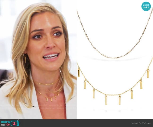 Uncommon James Ready to Mingle and Duchess Necklaces worn by Kristin Cavallari on Very Cavallari