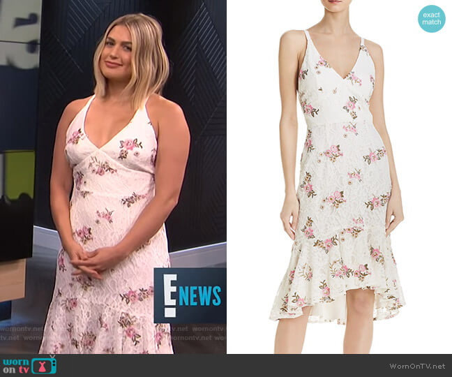 Ferrara Dress by Wayf worn by Carissa Loethen Culiner on E! News