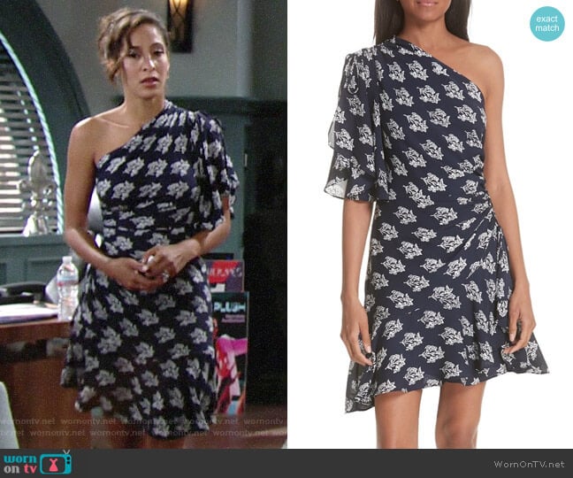 ALC Misha Dress worn by Lily Winters (Christel Khalil) on The Young and the Restless