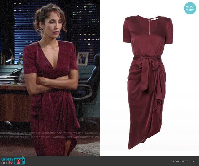 Alice + Olivia Alana Dress worn by Lily Winters (Christel Khalil) on The Young and the Restless