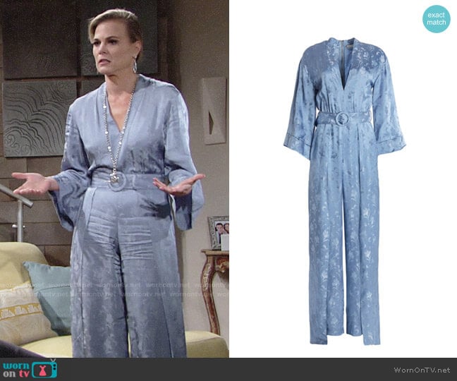 Alice + Olivia Holland Jumpsuit worn by Phyllis Newman (Gina Tognoni) on The Young and the Restless