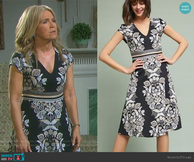 Soiree Dress by Anthropologie worn by Jennifer Horton (Melissa Reeves) on Days of our Lives