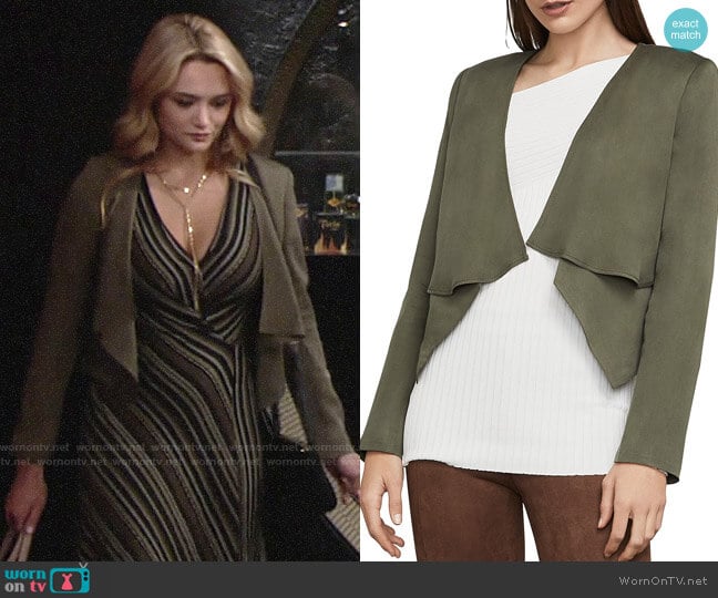 Bcbgmaxazria Ania Jacket worn by Summer Newman (Hunter King) on The Young and the Restless