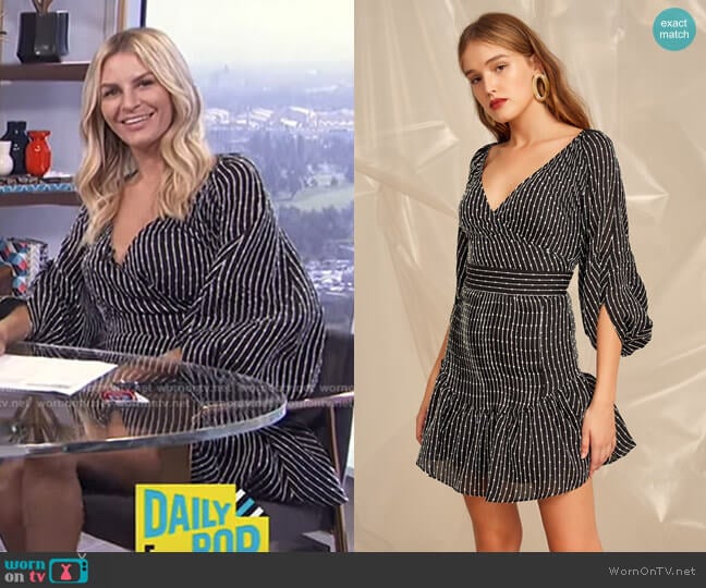 Even Love Top and Skirt by C/Meo Collective worn by Morgan Stewart on E! News