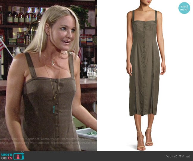 Cinq a Sept Alexa Dress worn by Sharon Newman (Sharon Case) on The Young and the Restless