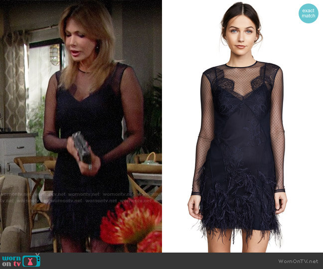 Cinq a Sept Amabella Dress worn by Taylor on The Bold and the Beautiful worn by Taylor Hayes (Hunter Tylo) on The Bold and the Beautiful