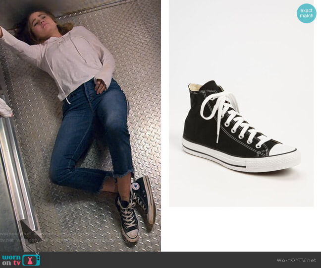 Chuck Taylor High Top Sneakers by Converse worn by Patty Bladell (Debby Ryan) on Insatiable