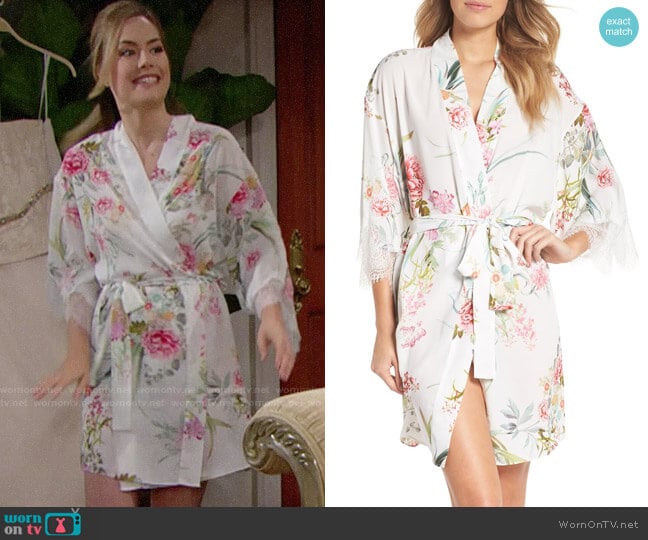 Flora Nikrooz Fiona Robe worn by Hope Logan (Annika Noelle) on The Bold and the Beautiful