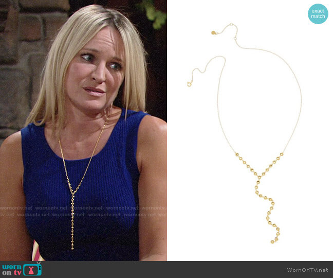 Gorjana Marlow Necklace worn by Sharon Newman (Sharon Case) on The Young and the Restless