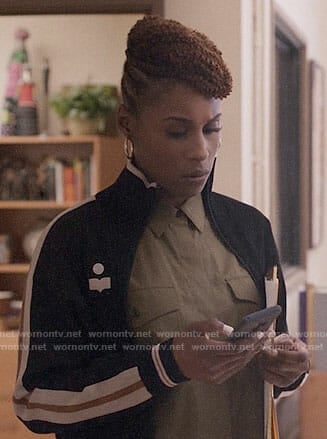 Issa's track jacket on Insecure