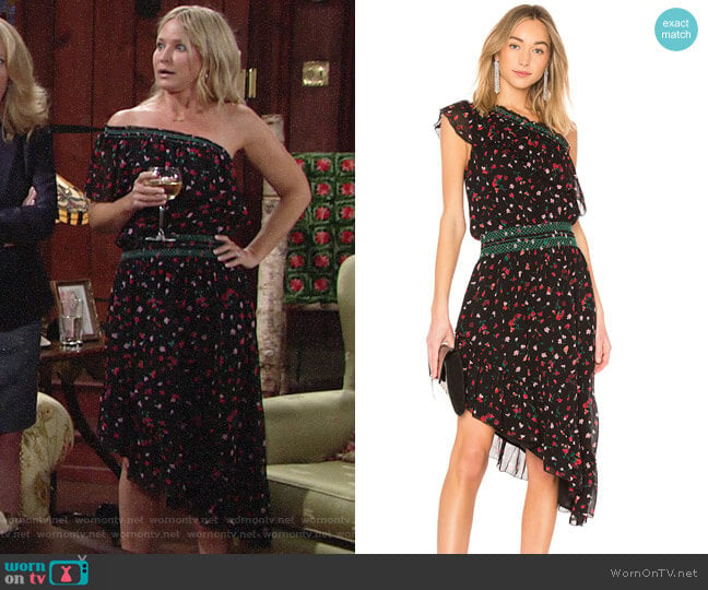 Joie Hafsa Dress worn by Sharon Newman (Sharon Case) on The Young and the Restless