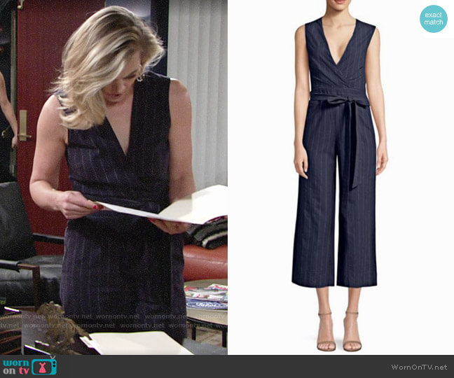 L'Agence Joslyn Jumpsuit worn by Phyllis Newman (Gina Tognoni) on The Young and the Restless