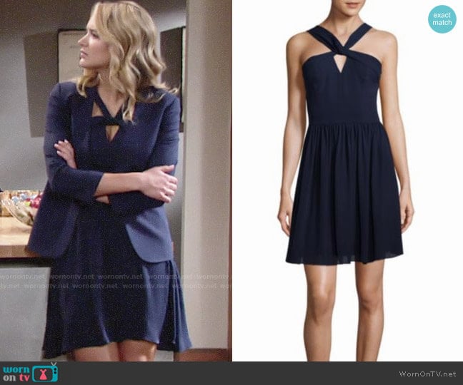 L'Agence Valetta Dress worn by Summer Newman (Hunter King) on The Young and the Restless