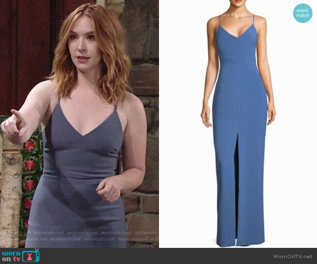 Likely Brooklyn Gown worn by Mariah Copeland (Camryn Grimes) on The Young and the Restless