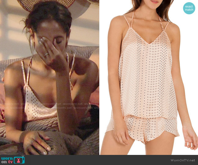 Midnight Bakery Geo Dot Camisole worn by Lily Winters (Christel Khalil) on The Young and the Restless