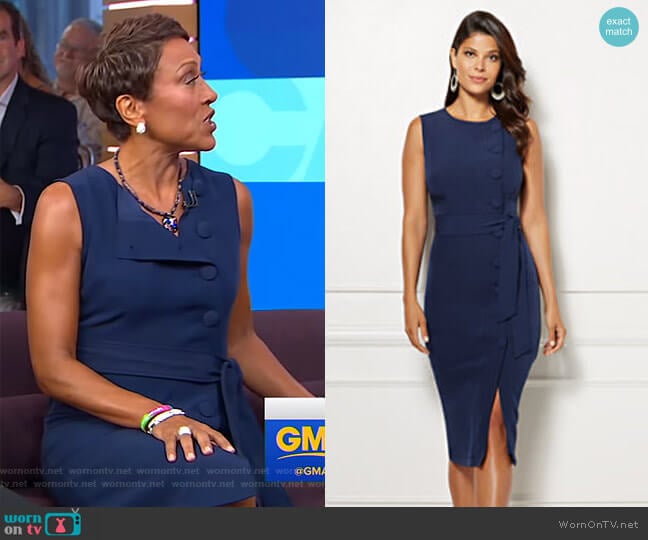 Emme Dress - Eva Mendes Collection by New York & Company worn by Robin Roberts on Good Morning America