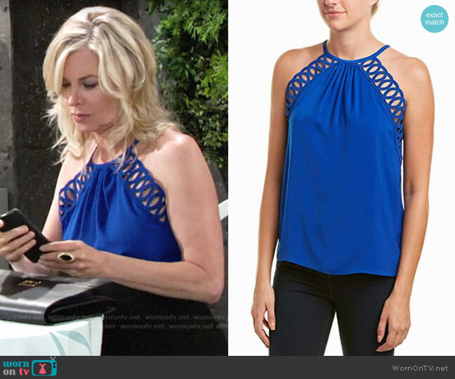 Ramy Brook Kerri Top worn by Ashley Abbott (Eileen Davidson) on The Young and the Restless