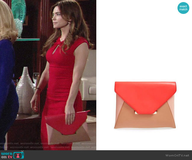 WornOnTV: Victoria’s red bow neck dress on The Young and the Restless ...