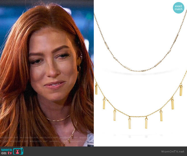 Uncommon James Ready to Mingle and Duchess Necklaces worn by Shannon Ford on Very Cavallari