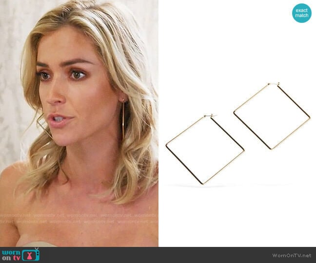 Uncommon James Girl Boss Hoops worn by Kristin Cavallari on Very Cavallari