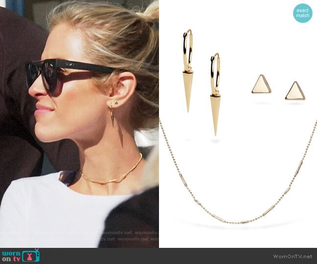 Uncommon James Ready to Mingle Necklace Sharp Shooter and Dalisay Earrings worn by Kristin Cavallari on Very Cavallari