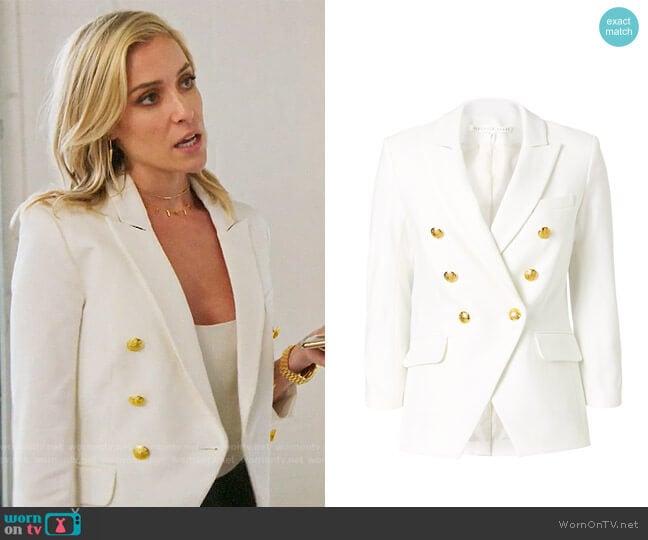 Veronica Beard Empire Blazer worn by Kristin Cavallari on Very Cavallari