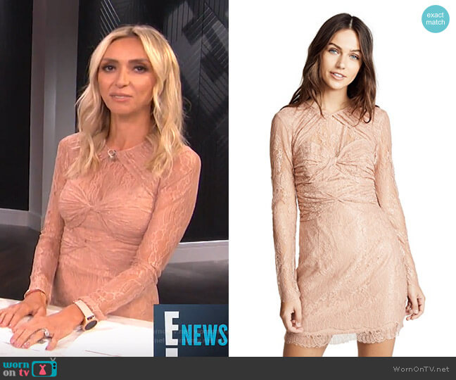 Not Your Girl Lace Dress by Alice McCall worn by Giuliana Rancic on E! News