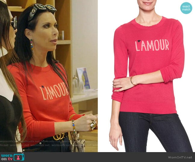 L'amour Sweater by Banana Republic worn by LeeAnne Locken on The Real Housewives of Dallas