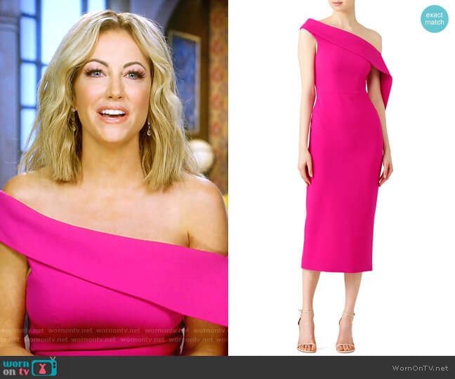 Fuchsia Dress by Christian Siriano worn by Stephanie Hollman on The Real Housewives of Dallas