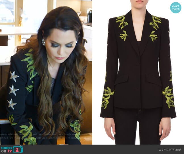 Orchid Pax Blazer by Cinq a Sept worn by D’Andra Simmons on The Real Housewives of Dallas