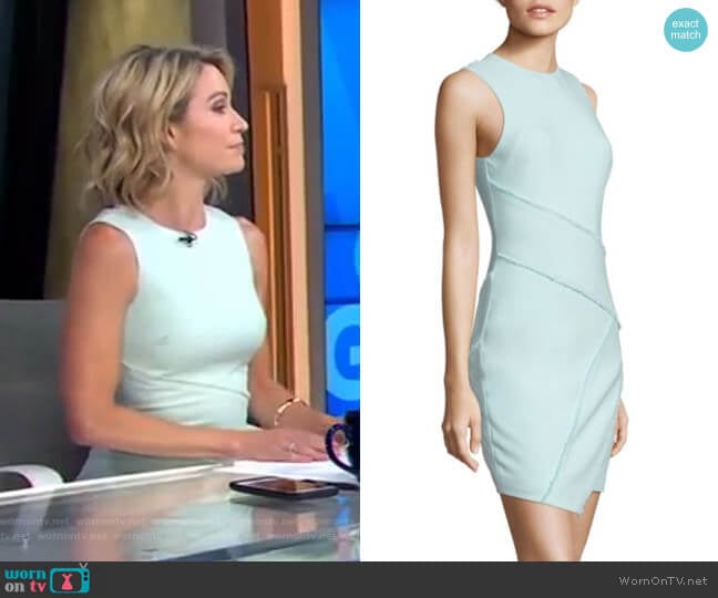 Josie Dress in Aruba by Cinq à Sept worn by Amy Robach on Good Morning America