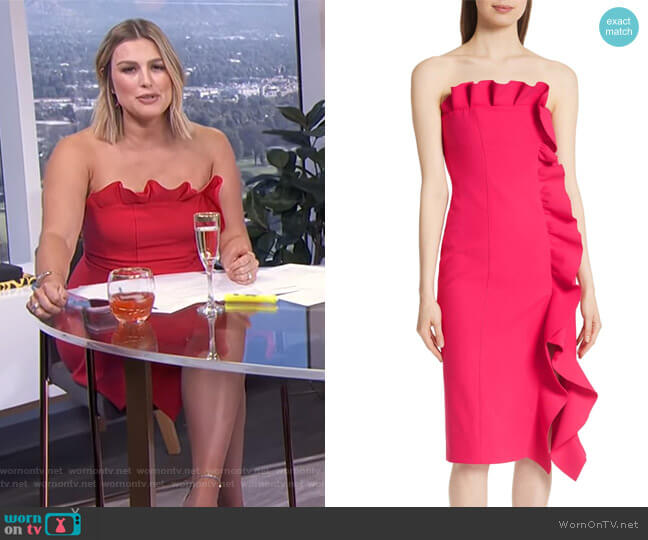 Marcy Dress by Cinq a Sept worn by Carissa Loethen Culiner on E! News