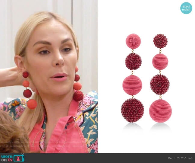 Classic Gypsy Dancer Earrings by Rebecca de Ravenel worn by Kameron Westcott on The Real Housewives of Dallas