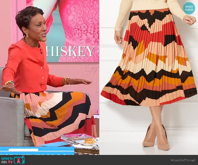 Gianna Skirt - Eva Mendes Collection by New York & Company worn by Robin Roberts on Good Morning America