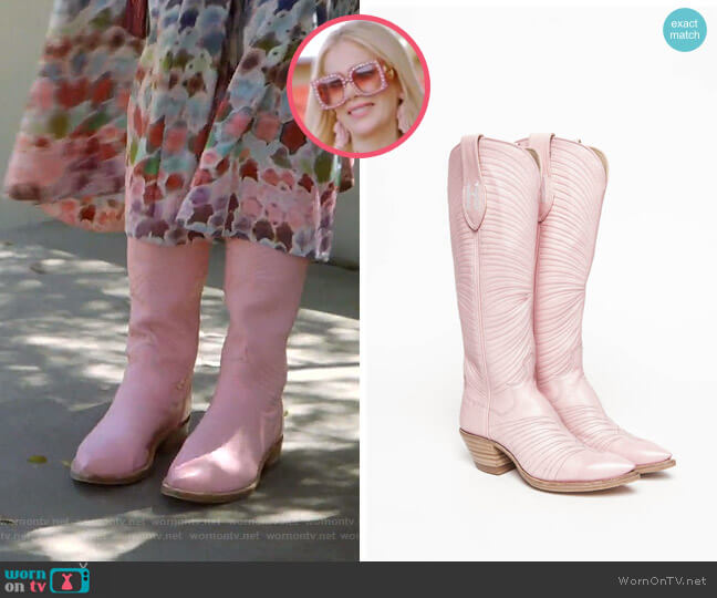 Punk Boots by Hadleigh's worn by Kameron Westcott on The Real Housewives of Dallas