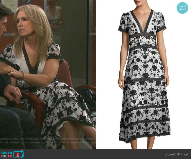 Fusca Dress by Joie worn by Jennifer Horton (Melissa Reeves) on Days of our Lives