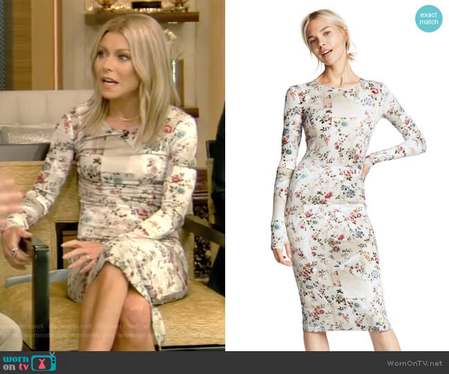 Sophie Dress by Preen By Thornton Bregazzi worn by Kelly Ripa on Live with Kelly and Mark