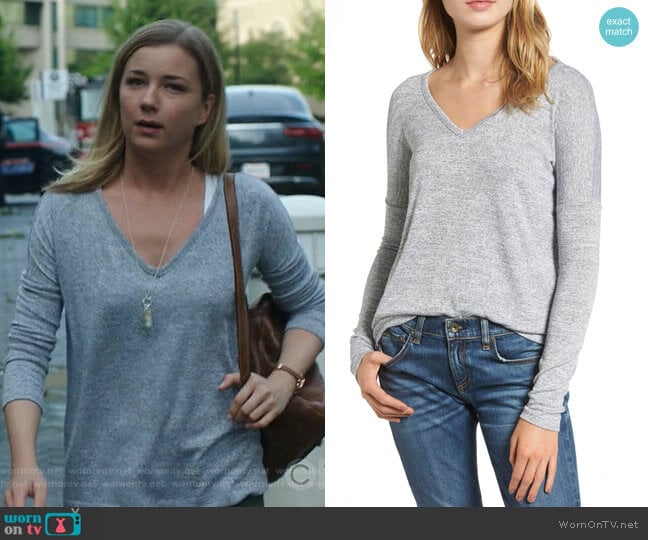 Theo Tee by Rag & Bone worn by Nicolette Nevin (Emily VanCamp) on The Resident