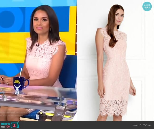 Suzette Dress by Rachel Zoe worn by Adrienne Bankert on Good Morning America