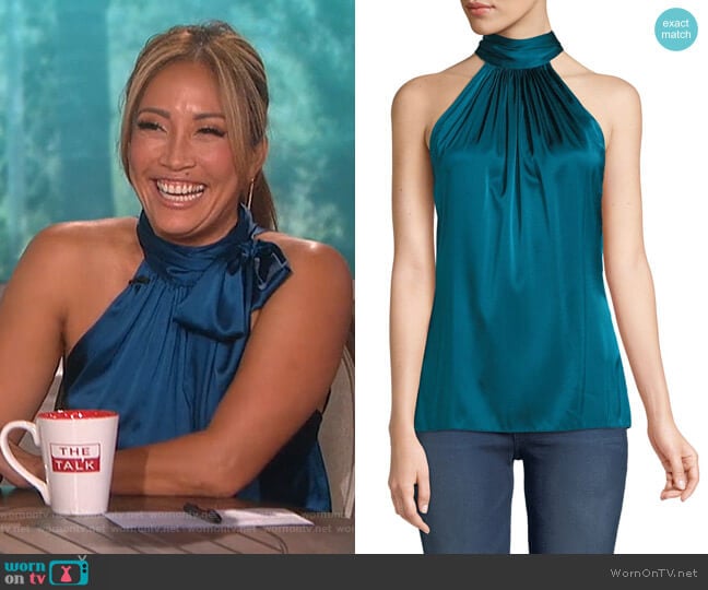 Paige Halter Top by Ramy Brook worn by Carrie Inaba on The Talk