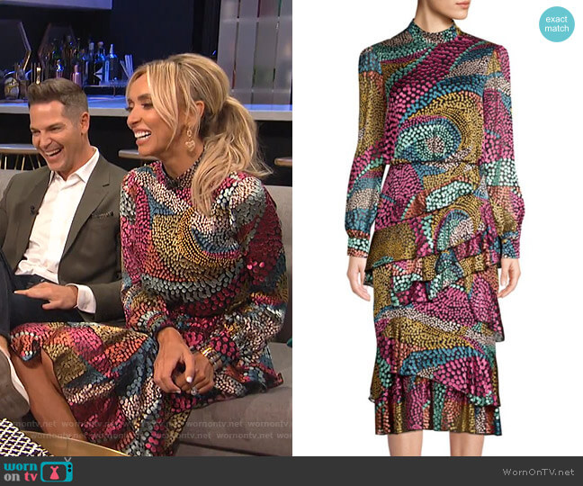 Isa Dress by Saloni worn by Giuliana Rancic on E! News