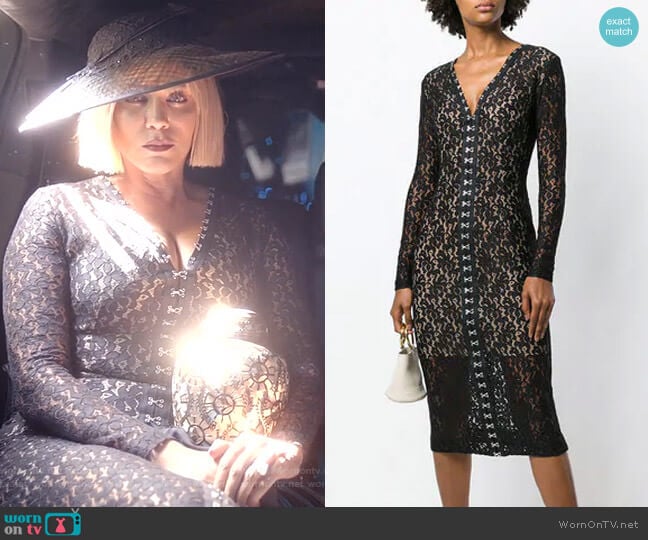 Lace Fitted Midi Dress by Stella McCartney worn by Giselle (Nicole Ari Parker) on Empire