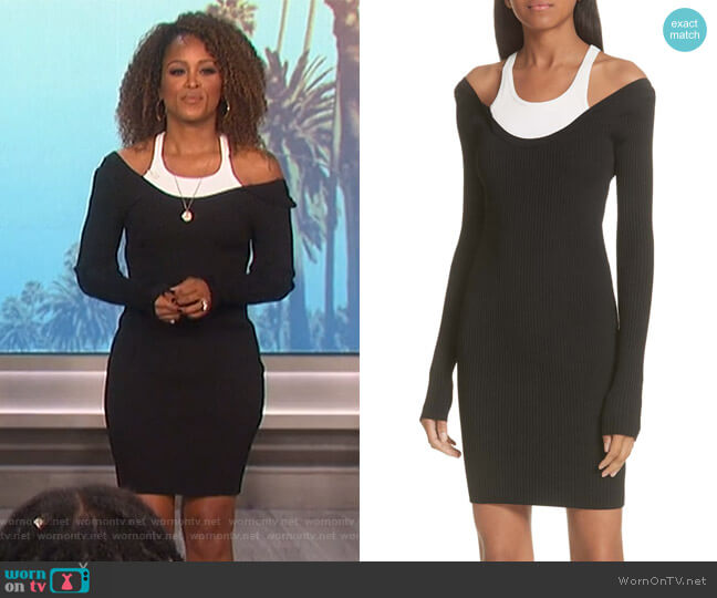 WornOnTV: Eve’s black layered sweater dress on The Talk | Eve | Clothes ...