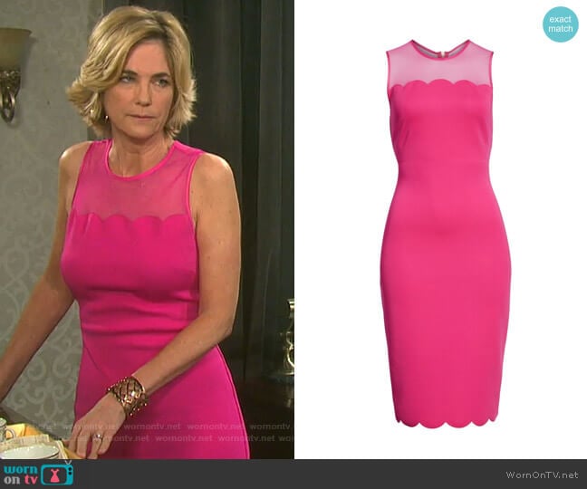 Clowva Dress by Ted Baker worn by Eve Donovan (Kassie DePaiva) on Days of our Lives