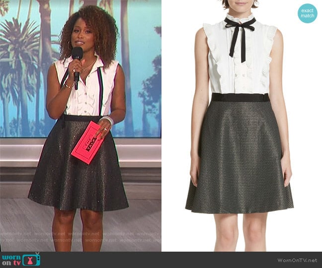 Karoll Skater Dress by Ted Baker worn by Eve on The Talk