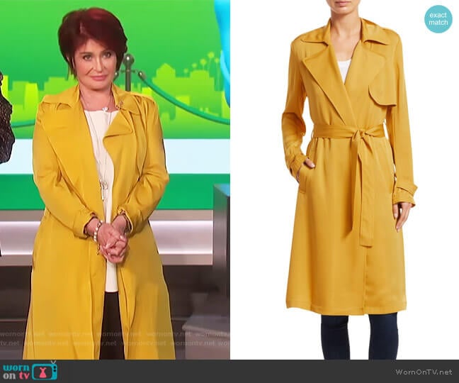 Theory on sale yellow coat