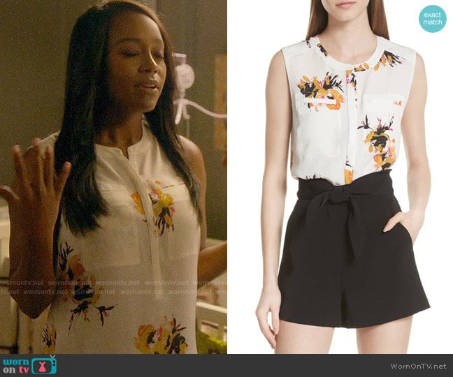 ALC Adela Top worn by Michaela Pratt (Aja Naomi King) on How to Get Away with Murder