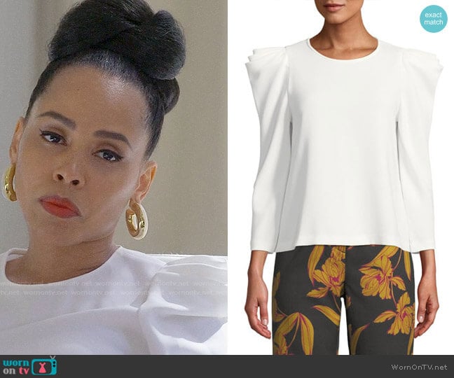 ALC Farren Top worn by Tegan Price (Amirah Vann) on How to Get Away with Murder