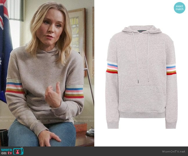 Alexa Chung Cotton Hoodie worn by Eleanor Shellstrop (Kristen Bell) on The Good Place